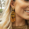 Memories In The Making Earrings In Mustard Image - 1
