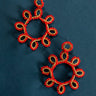 Sunrise To Sunset Earrings In Red Image - 1