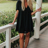 Soho Livin' Tunic Dress in Black Image - 1