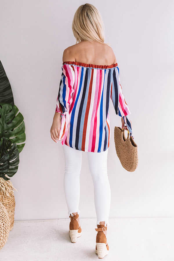 Pretty On The Patio Off Shoulder Top Image - 5