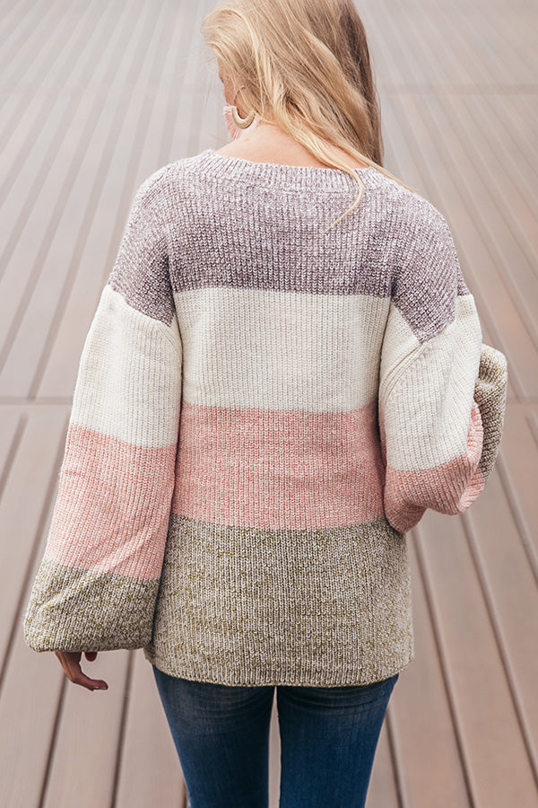 Cozy Vibes Only Knit Sweater Image - 4