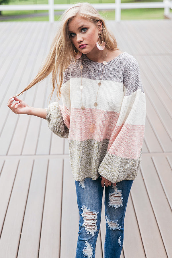 Cozy Vibes Only Knit Sweater Image - 2