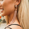 Love Spell Tassel Earrings In Taupe Image - 1