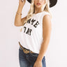 Gameday Shift Tank in Ivory Image - 1