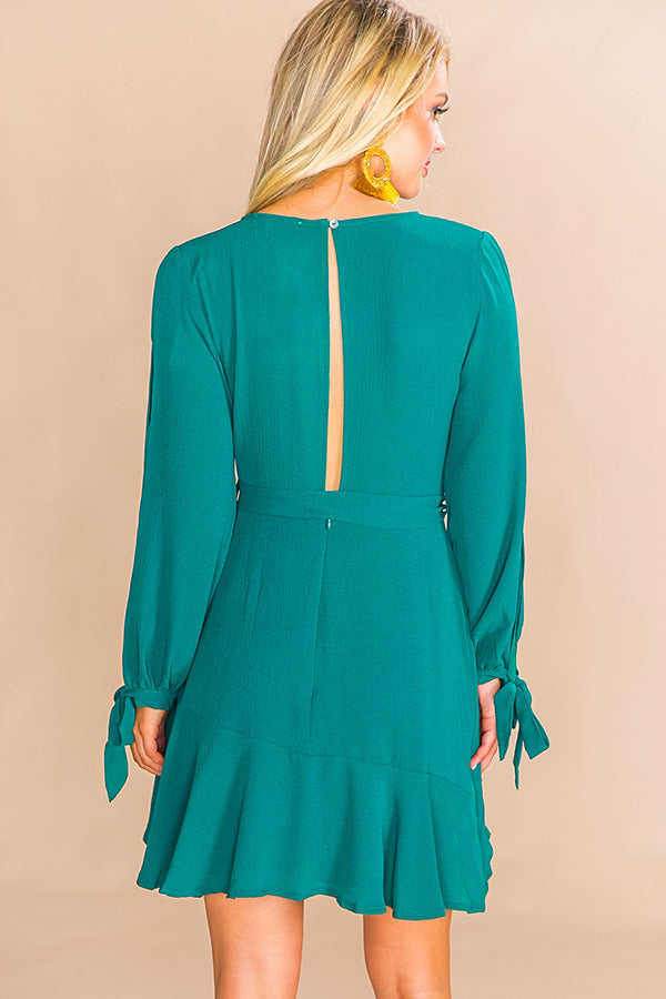 Brooklyn Bombshell Dress in Green Image - 5