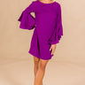 Shopping In Beverly Hills Shift Dress in Purple Image - 1
