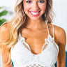 Happy Days Lace Bralette in White Image - 1