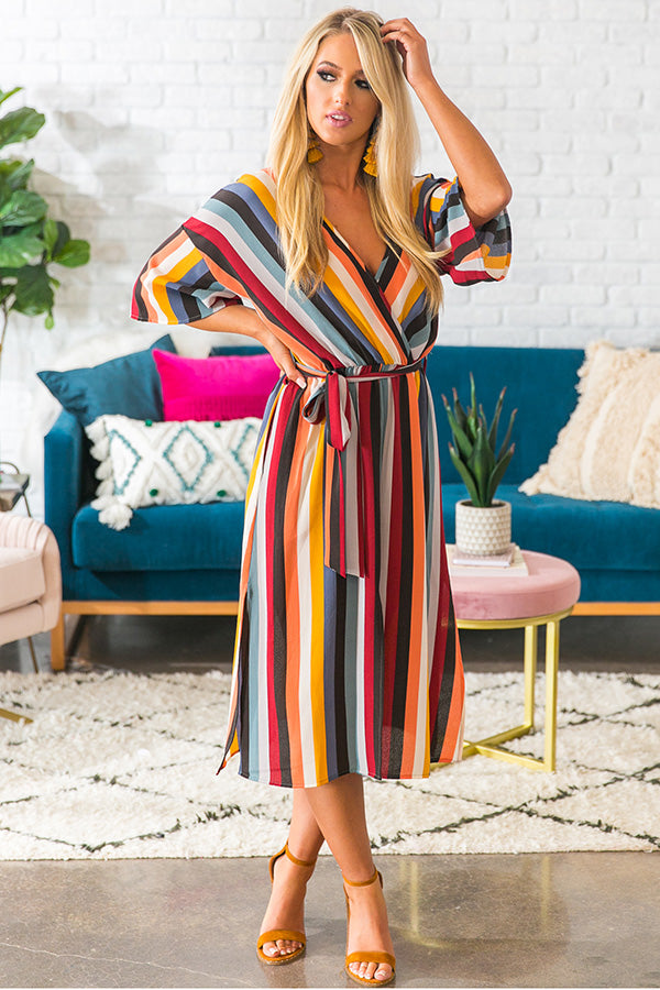 Girls Trip Stripe Midi Image - 1