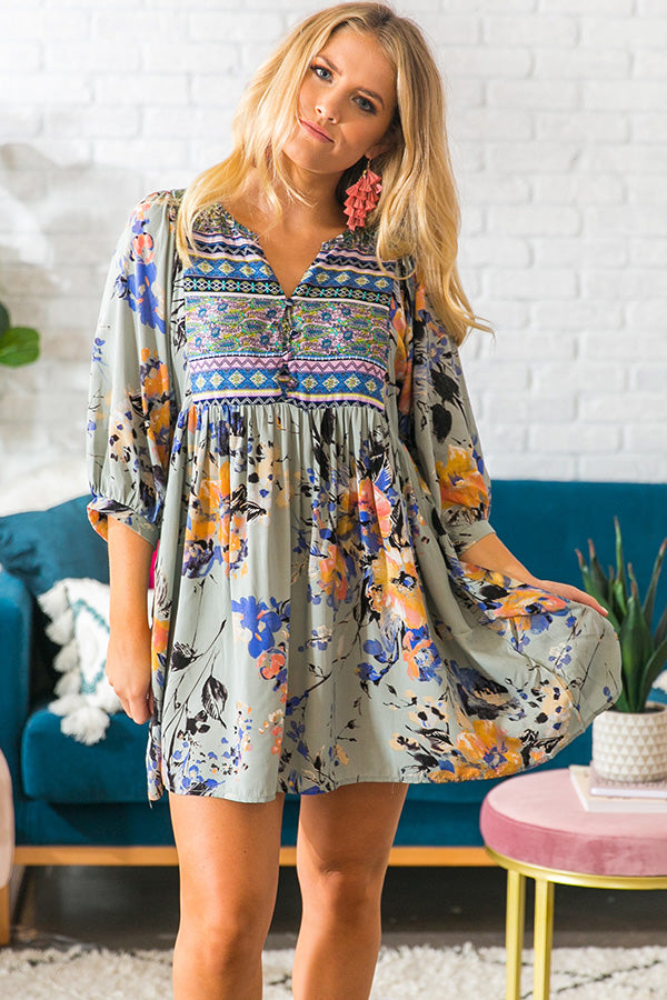 Vip Pass Babydoll Shift Dress Image - 2