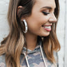 Star Studded Event Earrings In Ivory Image - 1