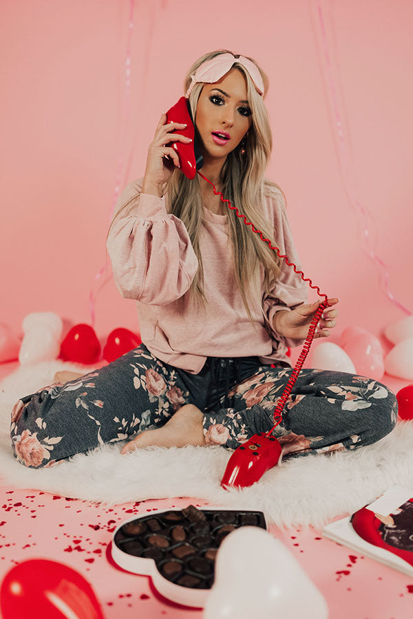 Cozy By The Bonfire Sweater in Pink Image - 2