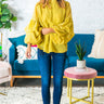 Lattes and Luxury Shift Top in Lime Punch Image - 1
