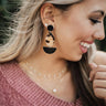 Gossip Guru Earrings In Black Image - 1