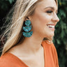 Paris Lights Earrings In Teal Image - 1