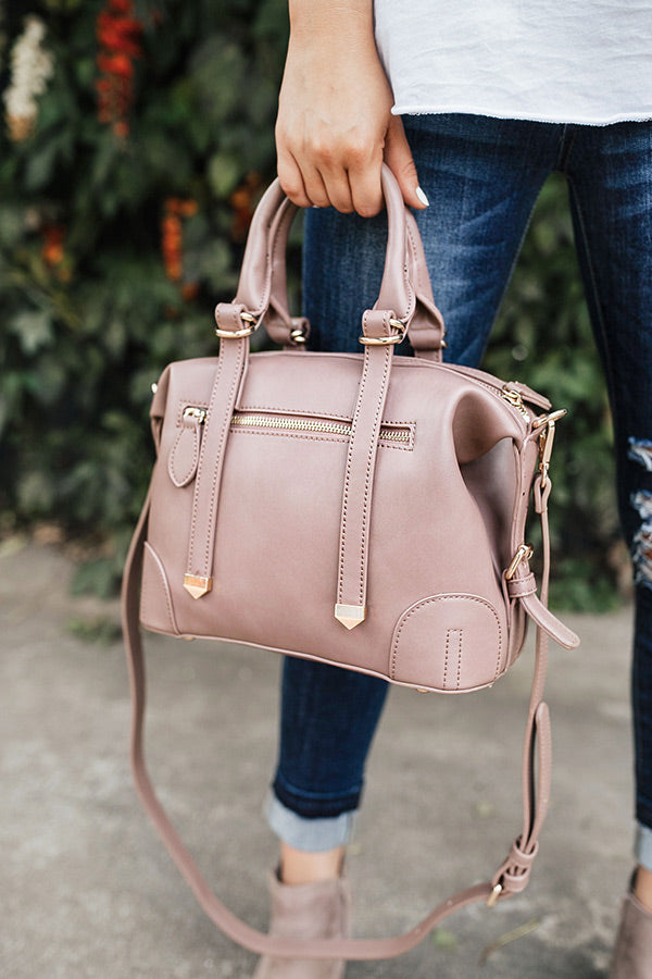 Posh In Paris Tote In Dusty Purple