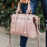 Posh In Paris Tote In Dusty Purple Image - 1