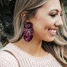 Paris Lights Earrings In Windsor Wine Image - 1