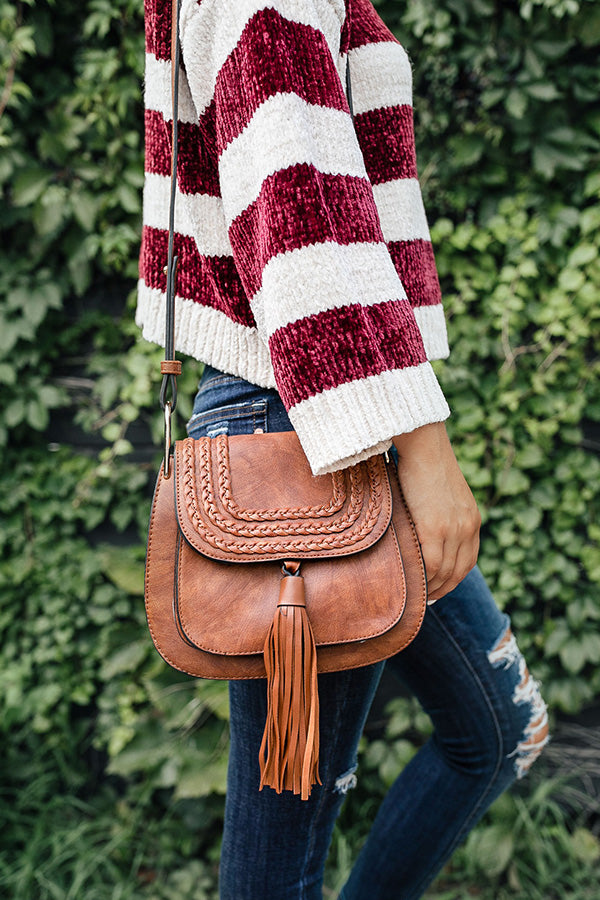 Meet Me In Napa Crossbody In Brown