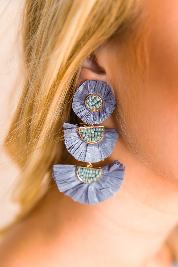 Paris Lights Earrings In Grey