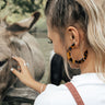 Rodeo Drive Leopard Hoops Image - 1