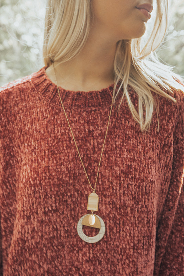 Trending Now Necklace In Stone