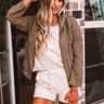 Luxe Life Lightweight Jacket in Martini Olive Image - 1