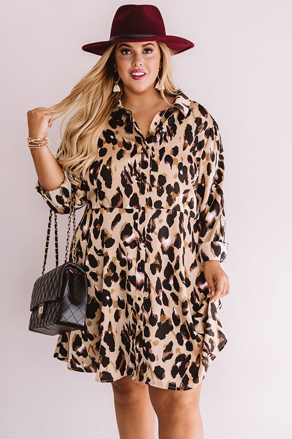 Park Avenue Perfection Leopard Dress Curves Image - 2
