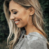 A Shining Example Hoop Earrings In Rosegold Image - 1