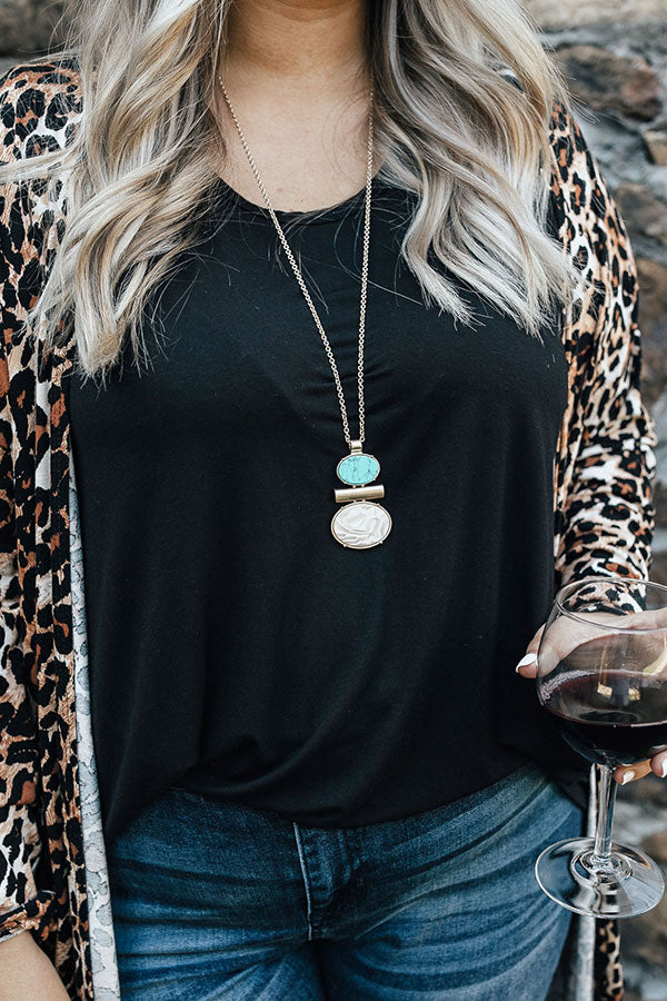 In Your Wildest Dreams Necklace In Turquoise