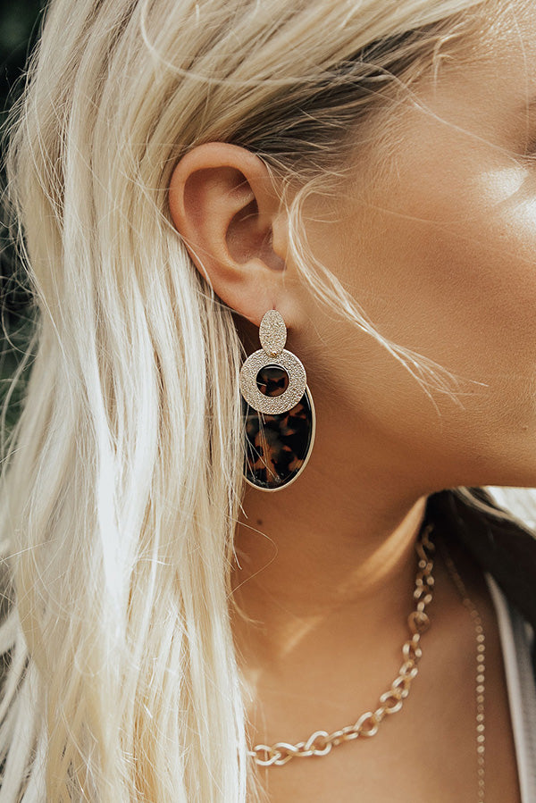 Beyond Beautiful Earrings In Brown