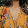 Over The Moon Layered Necklace Image - 1
