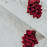 Tassel Talk Earrings in Wine Image - 1