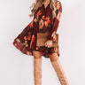 Moonlight Kisses Shift Dress In Windsor Wine Image - 1