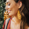 Tassel Talk Earrings in Mustard Image - 1