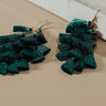 Tassel Talk Earrings in Forest Image - 1