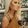 Completely Mesmerized Earrings In Brown Image - 1