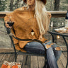 Sugar and Snuggles Chenille Sweater in Mustard Image - 1