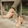 The Laney Faux Suede Bootie Image - 1
