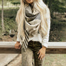 Cabin Cuddles Blanket Scarf In Sage Image - 1