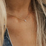 Sparkle Divine Initial Necklace in Gold Image - 1