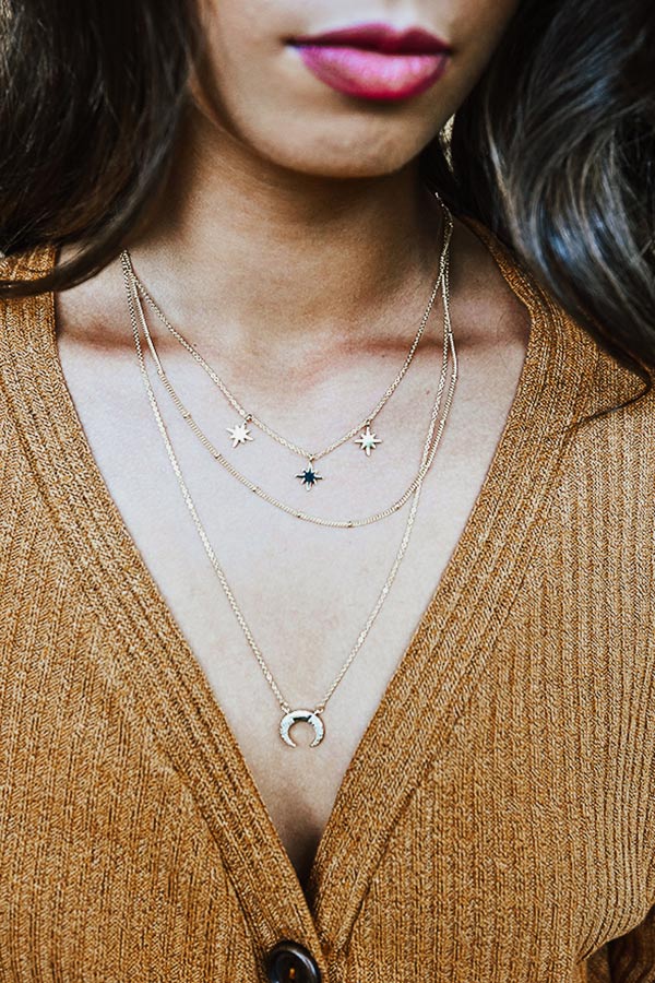 Totally Starstruck Layered Necklace