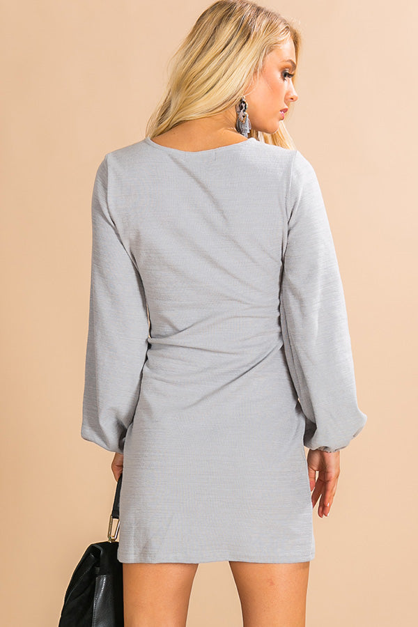 Pinot In Colorado Sweater Dress In Grey Image - 1