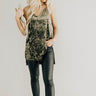 Starlit Nights Velvet Tank in Olive Image - 1