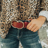 Center Of Attention Belt In Wine Image - 1