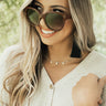 Eyes On The Prize Sunnies In Merlot Image - 1