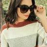 Eyes On The Prize Sunnies In Tortoiseshell Image - 1