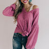 Cappuccinos and Chit Chat Knit Top Image - 1
