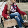 Cozy Calling Plaid Scarf Image - 1