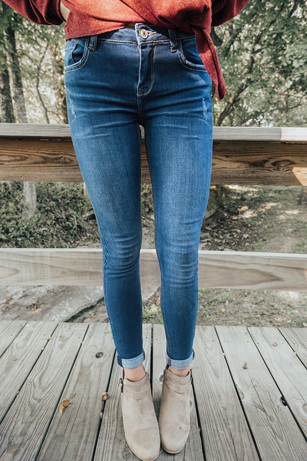 Secret Crush Mid Rise Ankle Skinny