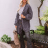 Fireside Chats Chenille Cardigan in Grey Image - 1